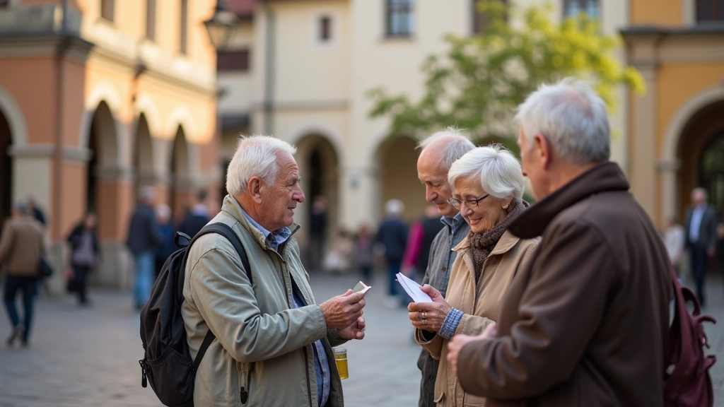 Seniory poznávající historii a kulturu Poděbrad